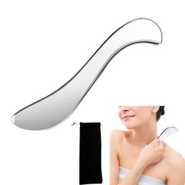 Liroyal Cassis Plate, Myofascial Release Tool, Stainless Steel, Beautiful Facial Cassa Plate, Portable, Unisex, Full Body Massage, For Shoulder, Legs, Arms, Lower Back Trouble