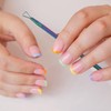 Cuenco Inoxidable Remojo Acero Manicura para de Rosa de Plástico