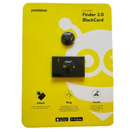 Pebblebee Finder 2.0 BlackCard Bluetooth locate items up 500Ft Range