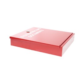 Space Age Electronics SSU00689 SRD System Record Documents, Locking, Red