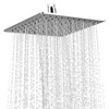 Rain Shower Head, 12 Inch Rain Shower Square, 304 Stainless