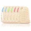 6 bolsas de jabón de sisal natural, bolsas de jabón