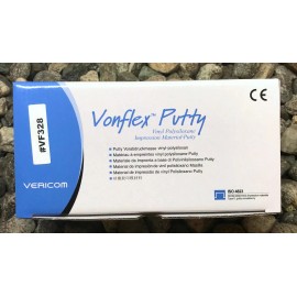 VERICOM Vonflex Dental Impression Putty VPS Regular Set 2 Pack #VF328 Exp. 2026-04