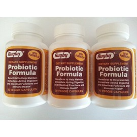 MAJOR RUGBY LABS PROBIOTIC FORMULA 30 Veggie Caps (3 Pack) by MAJOR RUGBY
