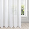 Eurofirany Lucy Voile Curtain, White, 200 x 250 cm