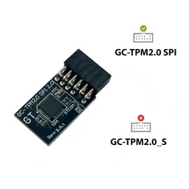 Gintai Module TPM 2.0 SPI 12pin Infineon SLB9670 Module for Gigabyte B650M Gaming WIFI/B650M Gaming Plus WIFI/B650 Gaming X AX/B650E AORUS Pro X USB4/STEALTH Ice SI Motherboard GC-TPM2.0