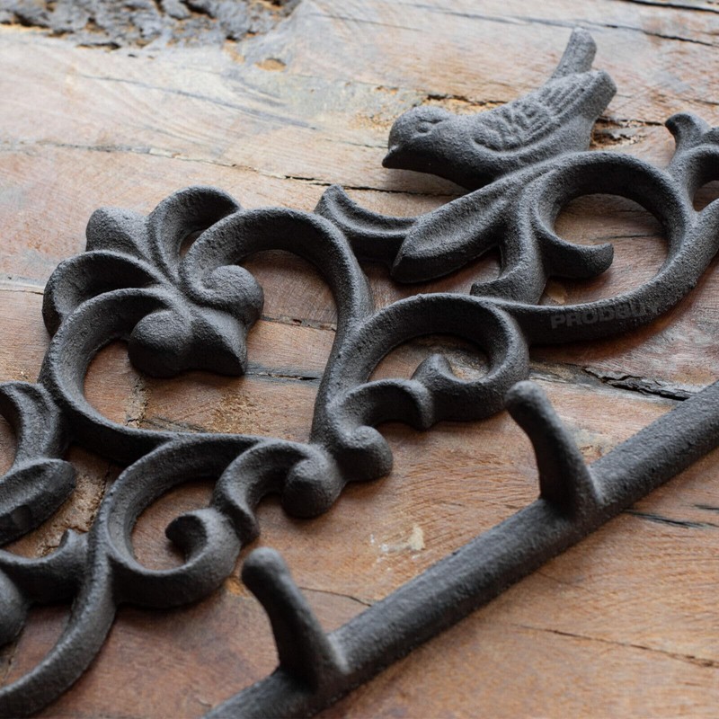 Darthome Love Birds Coat Hooks Cast Iron Vintage Industrial 4