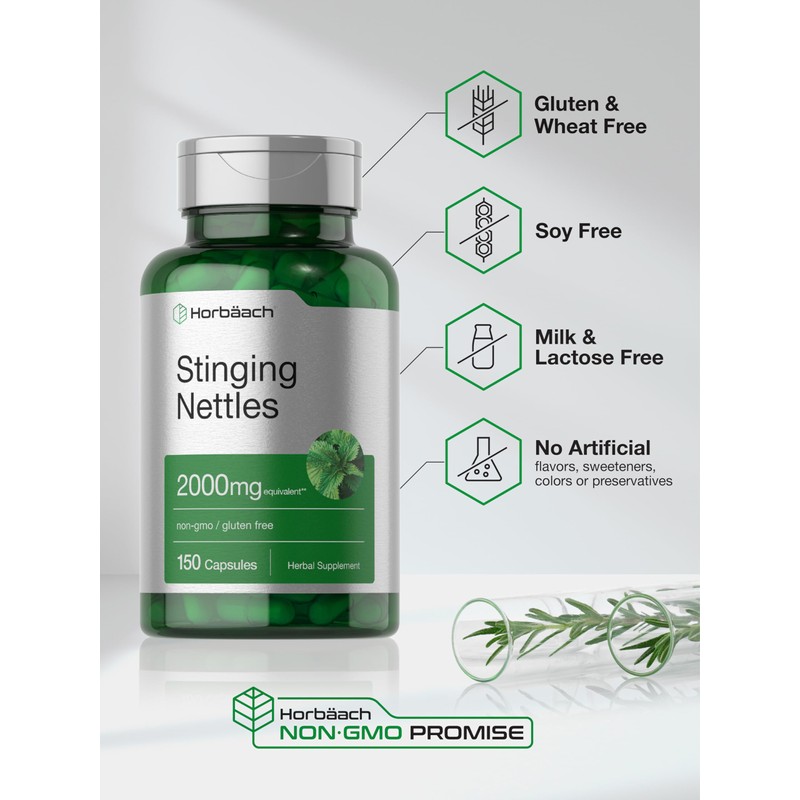Horb?ach Horb?ach Stinging Nettle Capsules 2000mg | 150 Count |
