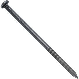 5/16" x 7" Ring Shank Spike Nails - ~50 Nail Count - Used for landscaping timbers, railroad ties, pole barns and load bearing structures