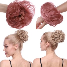 Sego Hairpiece, Hair Extension Bun Scrunchy, Messy Updo