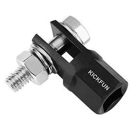 KickFun 1/2" Scissor Jack Adapter for Use with 1/2 Inch Drive/Impact Drills/Ratchet or Standard Drive Sockets or 13/16 Inch Lug Wrench/Tire Iron or Socket / Easy Lifting