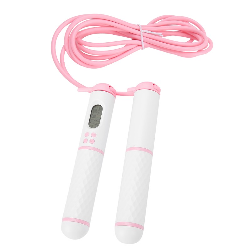 Skipping Rope Electronic Counting Jumping Rope Sports Exercise Fitness Equipment(White