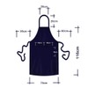 teprovo Men's BBQ Apron Cooking Apron Bib Apron Man Cooking