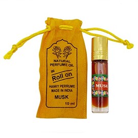 NATURAL 10ml Musk Fragrance Natural Perufme Oil 100 % Pure and Natural With Pouch