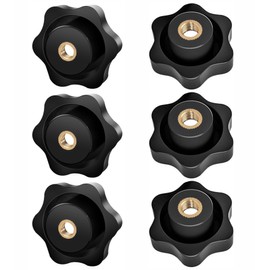 MAJOYLIFE 6 Stück Sterngriffmutter M8,Rändelmutter Äußerer Durchmesser 32mm,Flügelmuttern für Die Mechanische Industrie,Möbel,Werkzeugmaschinen,Elektronische Geräte,Fitnessgeräte