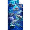 XSMEI Shark Collage Beach Towel for Animal Lovers, Soft Lightweight