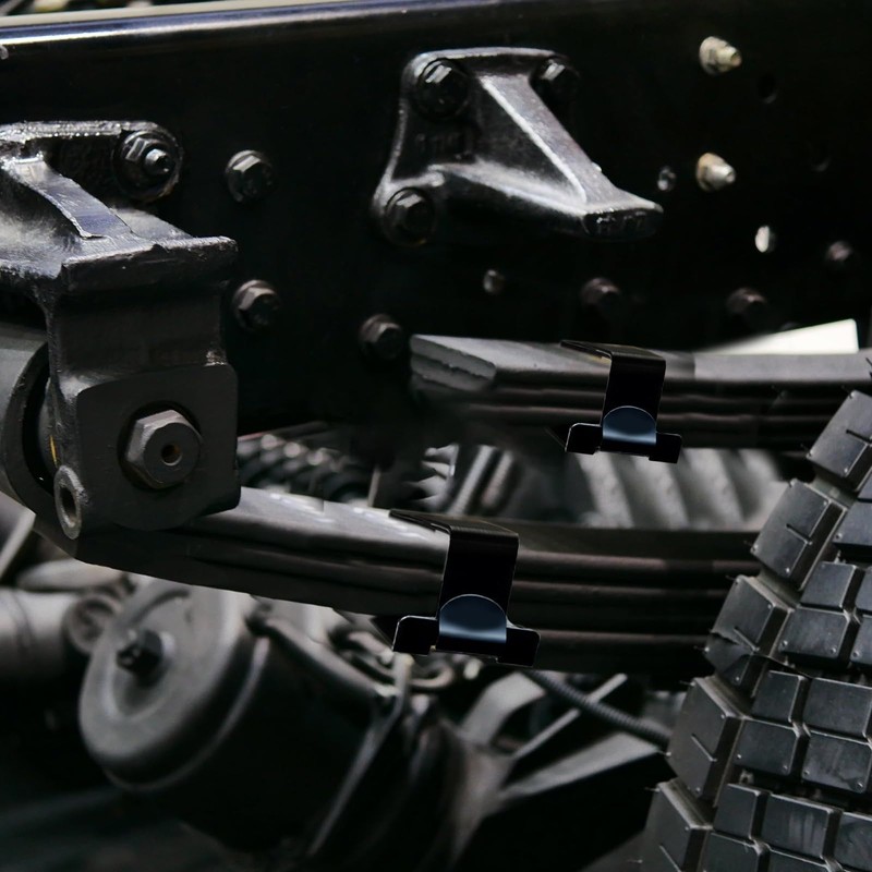 4 Pcs Stainless Steel 2” Wide Leaf Spring Clamp Kit,