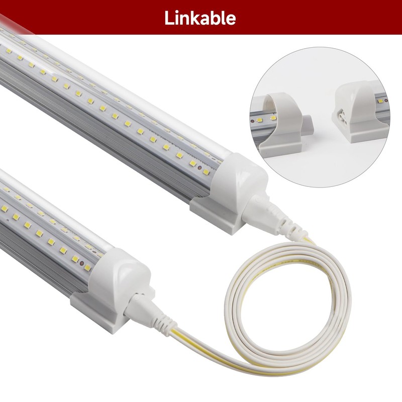 Kihung 3FT LED Shop Light Fixture,Upgrade V Shape T8 Tube
