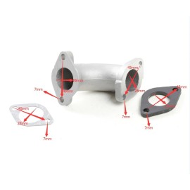 TDPRO_PARTS 26mm Manifold Intake Inlet Pipe 90 110cc 125cc 140cc Dirt Pit Bike ATV Coolster