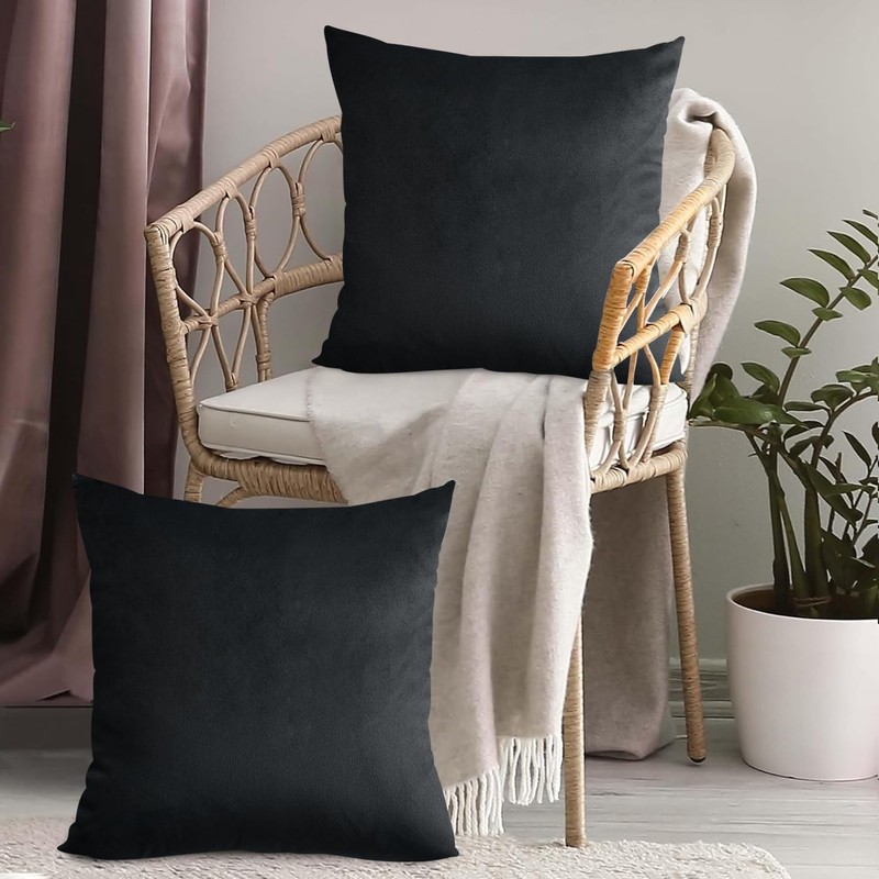 Aspire Homeware Velvet Cushion Covers 45 x 45cm Set of