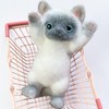 YJPPDD Big taba Squishy Cat, Hand Painted Squishy Cat for