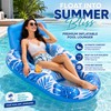Inflatable Pool Lounger Float for Adults – PVC Floating Chair