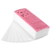 100 Pieces Non Woven Wax Strips Body and Facial Hair