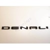 GMC 4pcs Gloss Black DENALI HD DENALI SIERRA Emblems Fit