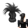 Faux Hair Bun - Clip On Buns,Comfortable Faux Hairpieces Extension