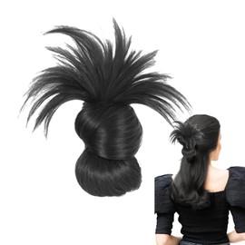 Faux Hair Bun - Clip On Buns,Comfortable Faux Hairpieces Extension Fake Updo for Women Travel Parties Messy Style Stylish Look