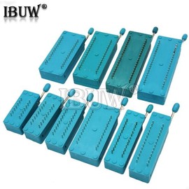 [호환품]2.54MM IC 잠금 시트 소켓 테스트 범용 ZIF 14 핀 16 18 20 24 28 1 개 [08 14P] [Compatible] 2.54MM IC Locking Sheet Socket Test Universal ZIF 14 Pin 16 18 20 24 28 1 Piece [08 14P]