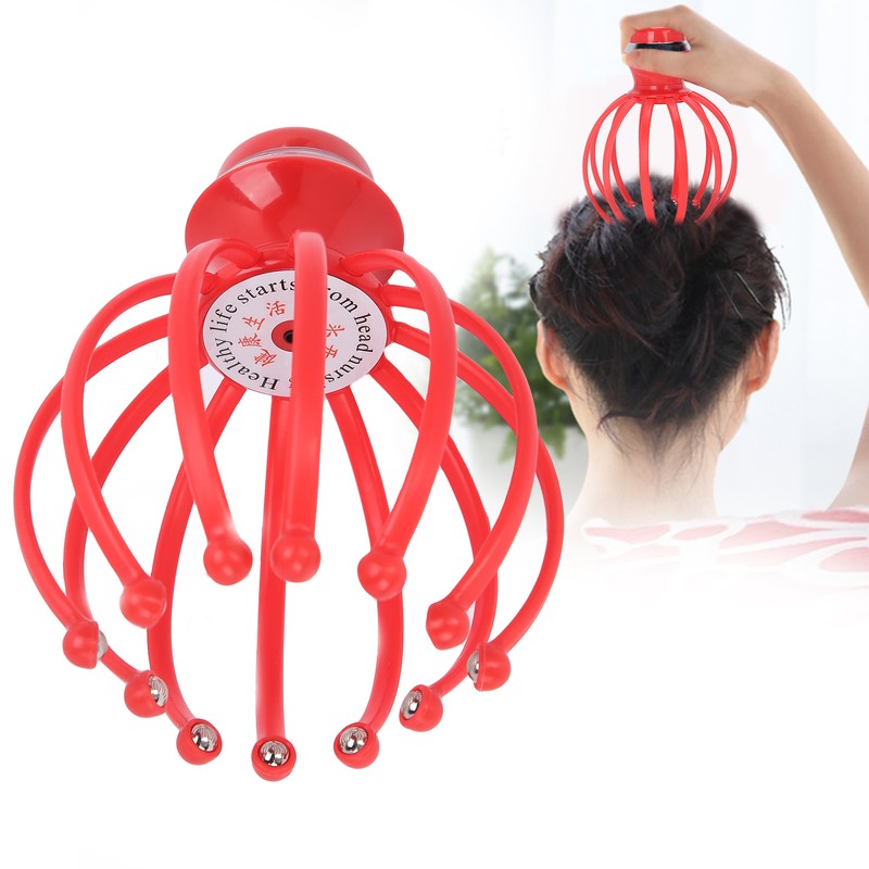 12 Claw Electric Scalp Massager Rechargeable Vibrating Head Massager Tool