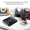 Haofy Amplificador de Potencia ZK HT21, 2.1 Canales, 160W, Conectividad