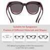 Myiaur Polarised Fit Over Glasses Sunglasses For Women Men, Trendy