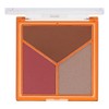 Sunkissed Chestnut Glow Face Trio Palette