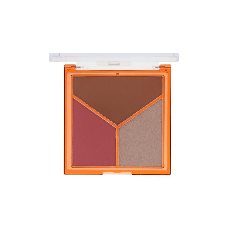 Sunkissed Chestnut Glow Face Trio Palette