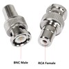GELRHONR BNC to RCA Adapter,BNC Male to RCA Female Coaxial