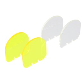 ToopMount Lens Shields Replacement Lenses 2 x Clear Shields 2 x Yellow Shields