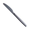 Berglander Black Dinner Knives Set Of 12, Titanium Shiny Black