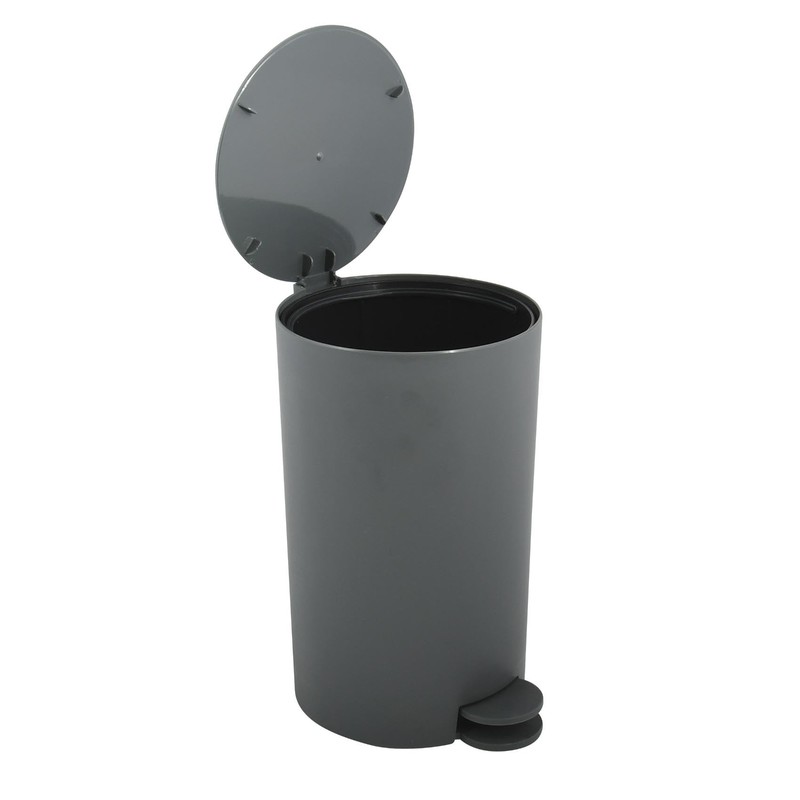MSV Pedal bin Osaki 3l in Anthracite, Stainless-Steel 3 Litre