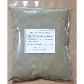 homemade  CELERY LEAVES POWDER DRY ORGANIC FRESH 1/2 to 1 Lb.  - 1/2 Lb.
