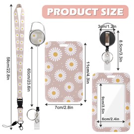 ID Badge Holder with Breakaway Lanyard for, Retractable Badge Reel, Removable Name Plate Clips, Neck Lanyard Strap, Nurse Teacher Office Gifts (Nurse)