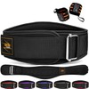 EVO Fitness Weight Lifting Belt AUTO LOCK 6.5” Neoprene Padded
