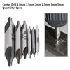 Watris Veiyi 6-Piece HSS Pilot Drill Set, 1/1.5/2/2.5/3/5 mm Metal