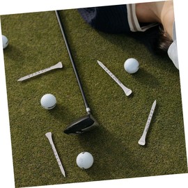 Parliky Wooden Golf Tees 100pcs Golf Ball Holder Golf Accessories Golf Tees Scale Golf Ball Accessory
