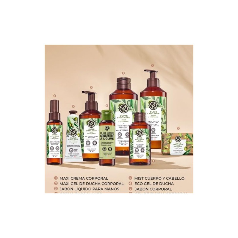 Yves Rocher MAXI SET Corporal aroma OLIVA Y NARANJO: Crema