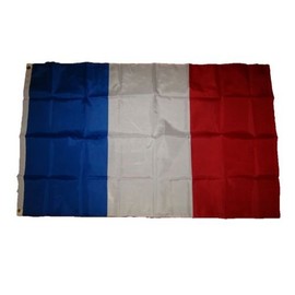 Moon Knives 3x5 France French Tricolor 210D nylon Flag 3x5 House Banner - Party Decorations Supplies For Parades - Prime Outside, Garden, Men Cave Decor Flag