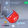 NOUS ZigBee Smart Switch Module mit Leistungsmessung, 2 Kanäle, AC