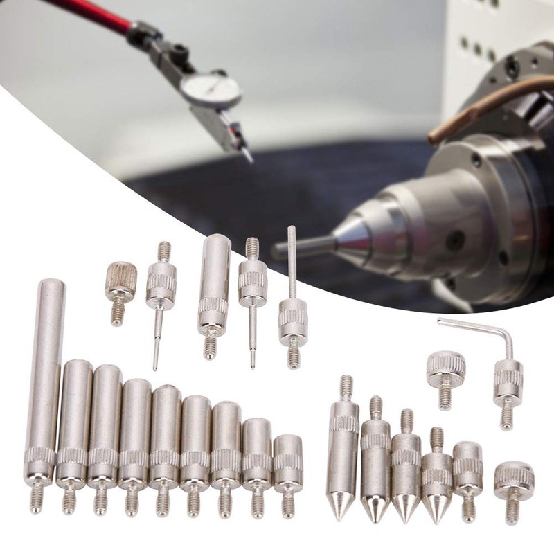 22Pcs Dial Gauge Pointed Tip Dial Indicator Accessory Replacement Measuring
