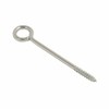 10 x Heavy-Duty Vine Eye Bolts 100mm – BZP Screw-in